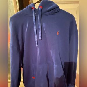 Blue polo hoodie